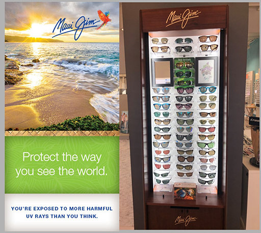 maui jim display